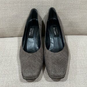 Stuart Weitzman Snakeskin Print Vintage Pumps Women's Size 9